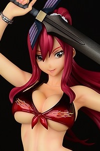 ORCATOYS FAIRY TAIL Erza Scarlet Swimsuit Gravure_Style/ver.Flame 1/6 PVC Figure