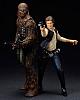 KOTOBUKIYA ARTFX+ Star Wars Han Solo & Chewbacca 1/10 PVC Figure Set  gallery thumbnail