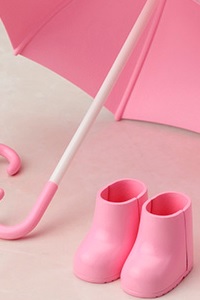 KOTOBUKIYA Cu-poche Extra Rainy Day Set Pink