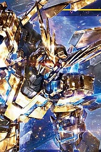Bandai Mobile Suite Gundam Narrative HGUC 1/144 RX-0 Unicorn Gundam 03 Phenex (Destroy Mode) (Narrative Ver.) [Gold Coating]
