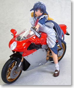 KOTOBUKIYA Mahoromatic Mahoro-san and Sportsbike - I think unlicensed is bad! Ver. 1/12 PVC & Die-cast Figure (2nd Production Run)