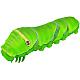 KAIYODO Sofubi Toy Box 007 Caterpillar Asian Swallowtail 5th Instar Larvae Soft Vinyl Figure gallery thumbnail