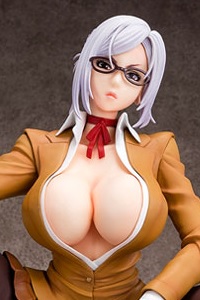 GENCO Prison School Hidden Student Council Vice President Shiraki Meiko Yawaraka Mount Figure & Change Kanu Action Figure Set 1/6 PVC Figure