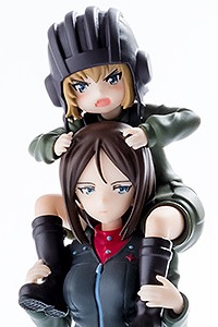 MAX FACTORY PLAMAX MF-16 minimum factory Girls und Panzer the Movie Katyusha & Nonna 1/20 Plastic Kit