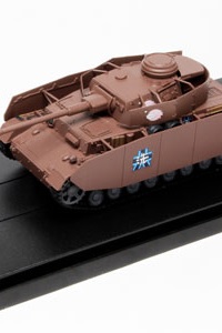 PLATZ Girls und Panzer the Movie Tenohira Senshado Collection Panzer IV Type-H (Type-D Kai) Anko Team 1/72 Plastic Kit (2nd Production Run)