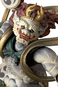 KAIYODO KT Project KT-EX06 Takeya Style Jizai Okimono Raijin Renewal Colour (White)