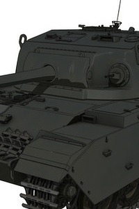 PLATZ Girls und Panzer the Movie Cruiser Tank A41 Centurion University Select Team 1/35 Plastic Kit