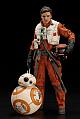 KOTOBUKIYA ARTFX+ Star Wars: The Force Awakens Poe Dameron & BB-8 2 Pack The Force Awakens Ver. 1/10 PVC Figure gallery thumbnail