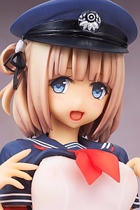 Q-six Maitetsu Hinai Paulette White School Swimsuit Ver. 1/6 PVC Figure