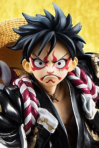 MegaHouse Portrait.Of.Pirates ONE PIECE KABUKI EDITION Monkey D. Luffy 1/8 PVC Figure