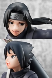 MegaHouse G.E.M. Series NARUTO Shippuden Uchiha Itachi & Sasuke PVC Figure