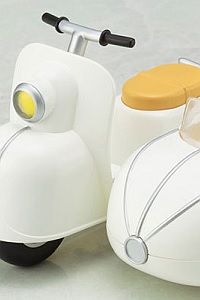 KOTOBUKIYA Cu-poche Extra Motorcycle & Sidecar Milk White