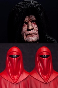 KOTOBUKIYA ARTFX+ Star Wars Emperor Palpatine with Royal Guard 3-Pack 1/10 PVC Figure