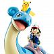 MegaHouse G.E.M. Series Pocket Monster Satoshi & Pikachu & Lapras PVC Figure gallery thumbnail