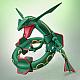 X PLUS Gigantic Series Neo Pocket Monster Rayquaza PVC Figure gallery thumbnail