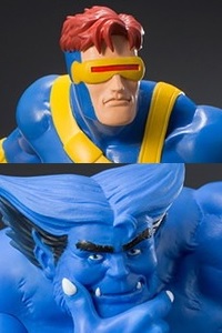 KOTOBUKIYA ARTFX+ MARVEL UNIVERSE Cyclops & Beast 2-Pack 1/10 PVC Figure