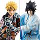 MegaHouse G.E.M. Series NARUTO Uzumaki Naruto & Uchiha Sasuke Kabuki EDITION SET PVC Figure gallery thumbnail