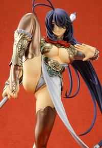 Happinet Ikki Tousen Dragon Destiny Kanu Unchou PVC Figure 