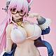 Union Creative Super Sonico White Cat Ver. Plastic Figure gallery thumbnail