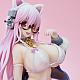 Union Creative Super Sonico White Cat Ver. Plastic Figure gallery thumbnail