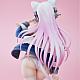 Union Creative Super Sonico White Cat Ver. Plastic Figure gallery thumbnail