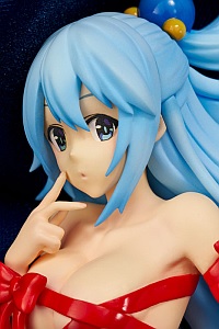 Union Creative Ribbon Collection Kono Subarashii Sekai ni Shukufuku o! Kurenai Densetsu Aqua PVC Figure