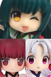 PLUM PMOA Tohoku Zunko Tohoku Sanshimai & Zunda Truss Set PVC Mini Figure