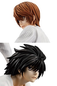 MegaHouse G.E.M. Series DEATH NOTE Yagami Light & L PVC Figure