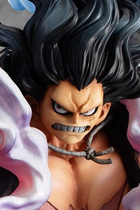 MegaHouse Portrait.Of.Pirates ONE PIECE SA-MAXIMUM Monkey D. Luffy "Gear 4" Snakeman PVC Figure