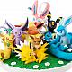 MegaHouse G.E.M.EX Series Pokemon Eevee Friends PVC Figure gallery thumbnail