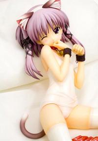 KOTOBUKIYA 4-Leaves ToHeart2 AnotherDays Nanako Neko-ear School Swimsuit 1/5 PVC Figure