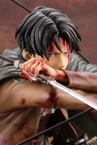 KOTOBUKIYA Attack on Titan ARTFX J Levi Fortitude Ver. 1/7 PVC Figure (2nd Production Run)