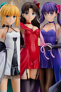 GOOD SMILE COMPANY (GSC) Fate/stay night -15th Celebration Project- Saber Tohsaka Rin Matou Sakura -15th Celebration Dress Ver.- Premium Box 1/7 PVC Figure