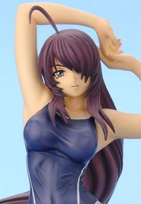 NEW LINE CORPORATION Ikki Tousen Great Guardians Kanu Unchou School Swimsuit Ver. 1/7 PVC Figure