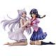 Union Creative Nekomonogatari Hanekawa Tsubasa Nii-tai Set Plastic Figure gallery thumbnail