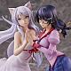 Union Creative Nekomonogatari Hanekawa Tsubasa Double Set PVC Figure gallery thumbnail