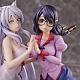 Union Creative Nekomonogatari Hanekawa Tsubasa Nii-tai Set Plastic Figure gallery thumbnail