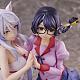 Union Creative Nekomonogatari Hanekawa Tsubasa Nii-tai Set Plastic Figure gallery thumbnail