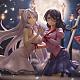 Union Creative Nekomonogatari Hanekawa Tsubasa Nii-tai Set Plastic Figure gallery thumbnail