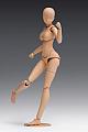 WAVE Movable Body Female Type [Deluxe] Light Brown 1/12 Plastic Kit gallery thumbnail