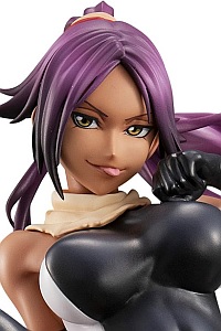 MegaHouse G.E.M. Series BLEACH Shihouin Yoruichi Hamen Hen PVC Figure