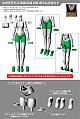 KOTOBUKIYA Megami Device M.S.G 02 Bottoms Set Skin Colour B 1/1 Plastic Kit gallery thumbnail