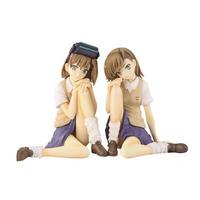 Chara-ani Toaru Majutsu no Kinsho Mokuroku (Index) Miska Mikoto & Misaka 1/8 PVC Figure