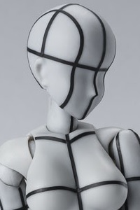 BANDAI SPIRITS S.H.Figuarts Body-chan -Wireframe- (Gray Color Ver.)