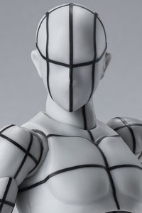 BANDAI SPIRITS S.H.Figuarts Body-kun -Wireframe- (Gray Color Ver.)