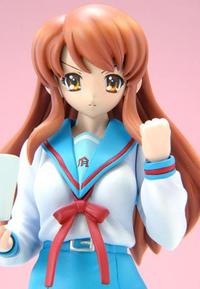 WAVE The Melancholy of Suzumiya Haruhi Asahina Mikuru School Uniform Ver. 1/10 PVC Figure