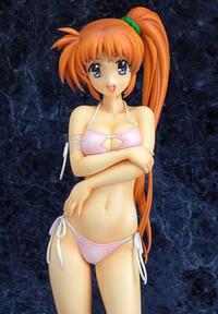 GOOD SMILE COMPANY (GSC) Magical Girl Lyrical Nanoha StrikerS Takamachi Nanoha Swimsuit Ver. 1/4 PVC Figure (2nd Production Run)