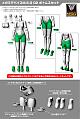 KOTOBUKIYA Megami Device M.S.G 02 Bottoms Set Black 1/1 Plastic Kit gallery thumbnail