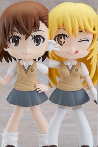 FineΦClover Toaru Kagaku no Railgun T Yurumari Misaka Mikoto & Shokuhou Misaki Soft Vinyl Figures