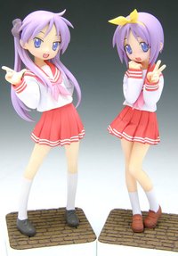 WAVE Lucky Star Hiiragi Kagami & Tsukasa School Uniform Ver. Set